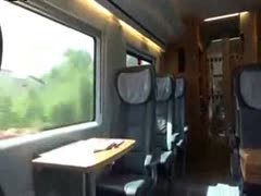 Schwanz blasen im Zug